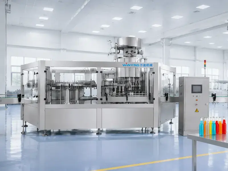Scellez l'air avec précision, permettant une production efficace de boissons gazeuses
