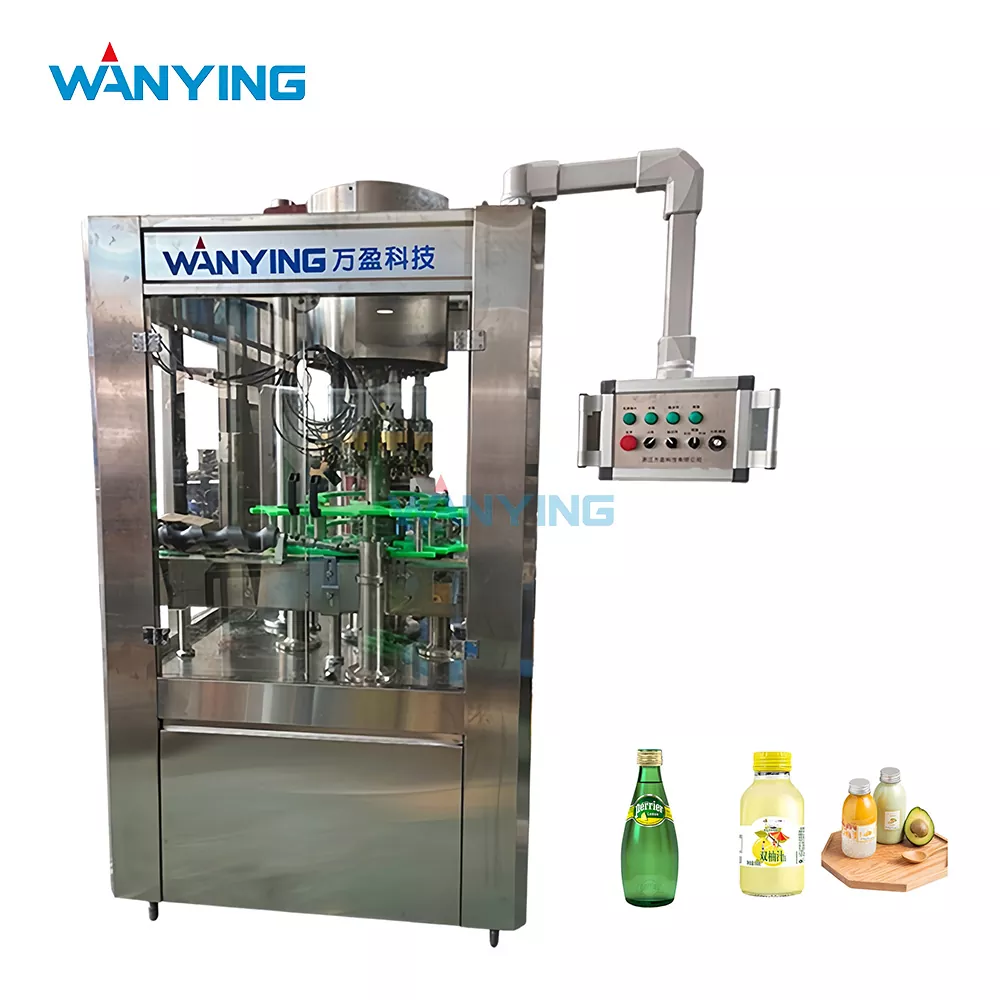 Machine de capsulage à vis en aluminium pour bouteilles en verre