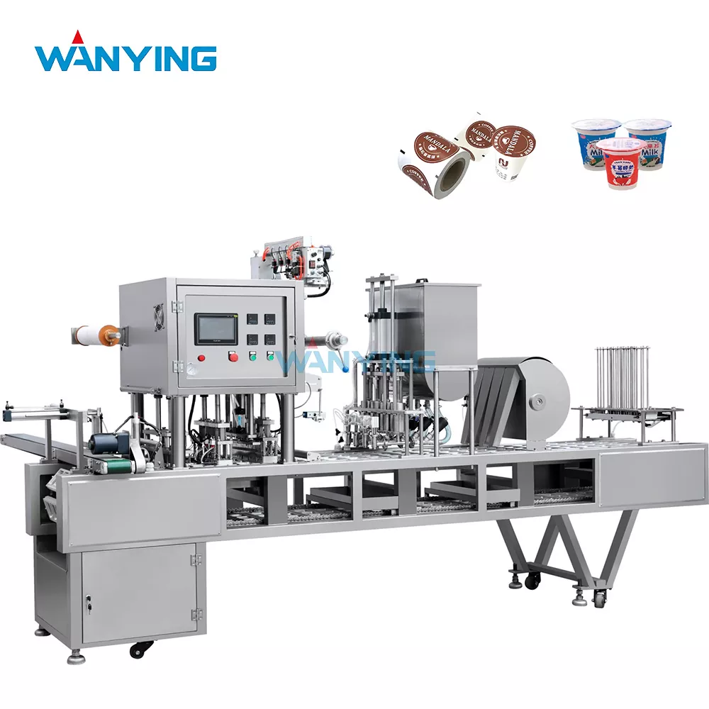 Machine de remplissage et de scellage de film alimentée en bobine